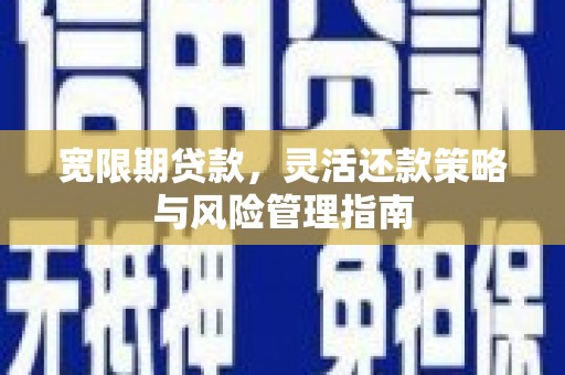 雄安新区宽限期贷款，灵活还款策略与风险管理指南