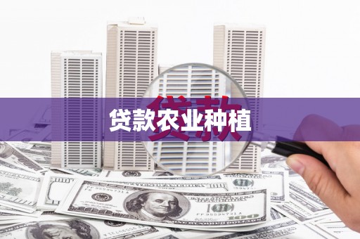 雄安新区贷款农业种植