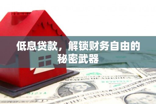 雄安新区低息贷款，解锁财务自由的秘密武器