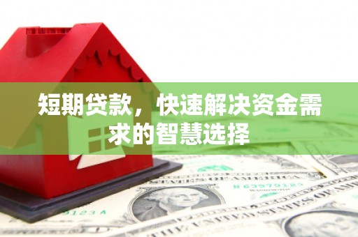 雄安新区短期贷款，快速解决资金需求的智慧选择