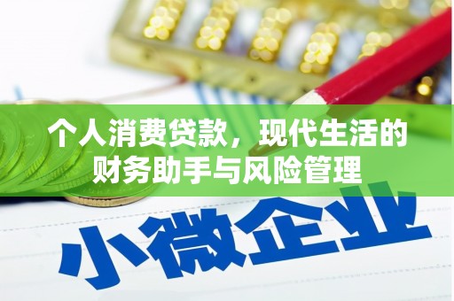 雄安新区个人消费贷款，现代生活的财务助手与风险管理