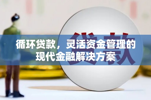 雄安新区循环贷款，灵活资金管理的现代金融解决方案