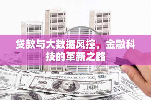 雄安新区贷款与大数据风控，金融科技的革新之路