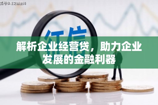 雄安新区解析企业经营贷，助力企业发展的金融利器