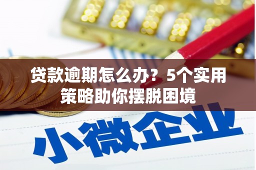 雄安新区贷款逾期怎么办？5个实用策略助你摆脱困境