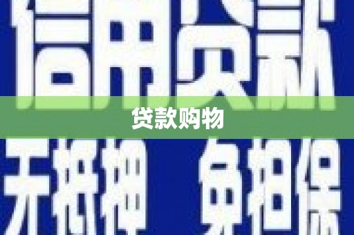 雄安新区贷款购物