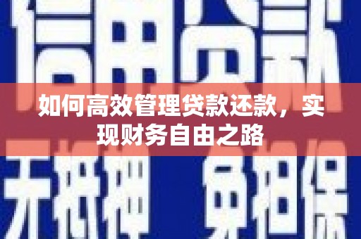 雄安新区如何高效管理贷款还款，实现财务自由之路