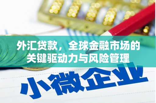 雄安新区外汇贷款，全球金融市场的关键驱动力与风险管理