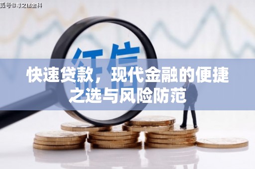 雄安新区快速贷款，现代金融的便捷之选与风险防范
