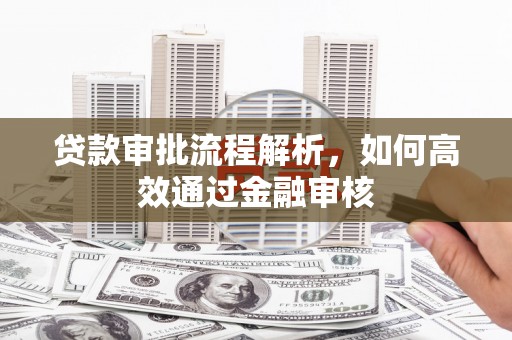 雄安新区贷款审批流程解析，如何高效通过金融审核