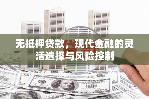 雄安新区无抵押贷款，现代金融的灵活选择与风险控制