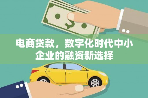 雄安新区电商贷款，数字化时代中小企业的融资新选择