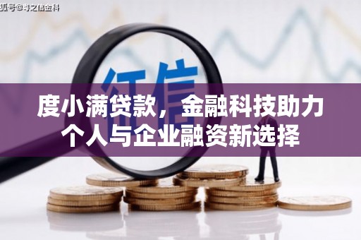 雄安新区度小满贷款，金融科技助力个人与企业融资新选择