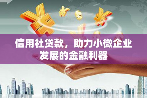雄安新区信用社贷款，助力小微企业发展的金融利器