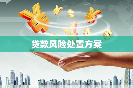 雄安新区贷款风险处置方案