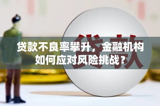 雄安新区贷款不良率攀升，金融机构如何应对风险挑战？