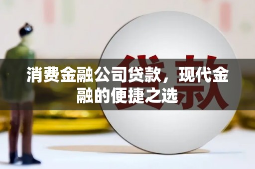 雄安新区消费金融公司贷款，现代金融的便捷之选