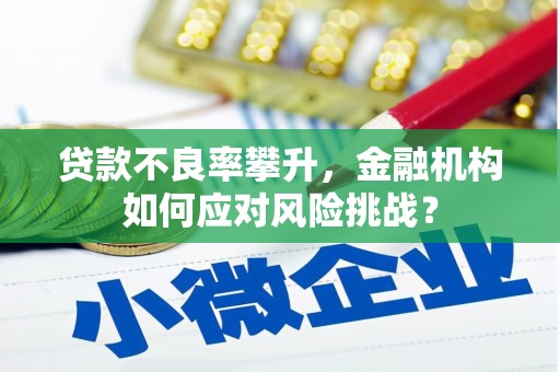 雄安新区贷款不良率攀升，金融机构如何应对风险挑战？