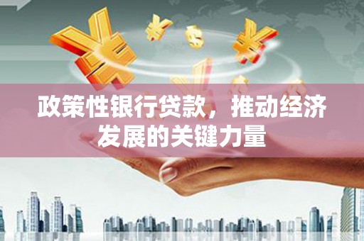 雄安新区政策性银行贷款，推动经济发展的关键力量