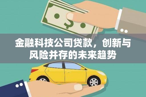 雄安新区金融科技公司贷款，创新与风险并存的未来趋势