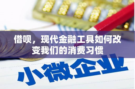 雄安新区借呗，现代金融工具如何改变我们的消费习惯