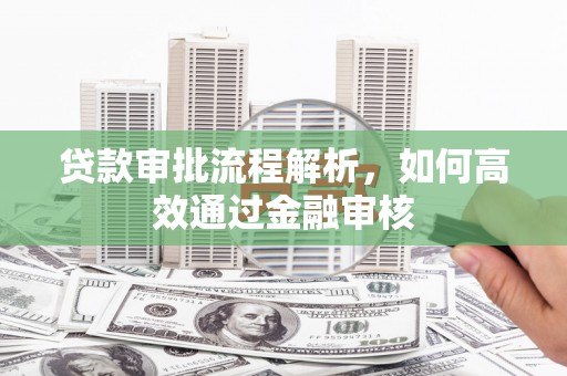 雄安新区贷款审批流程解析，如何高效通过金融审核