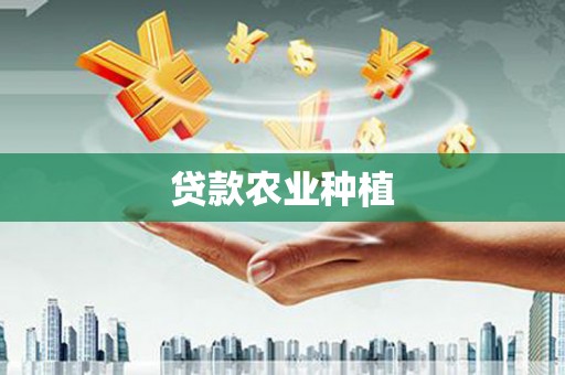 雄安新区贷款农业种植