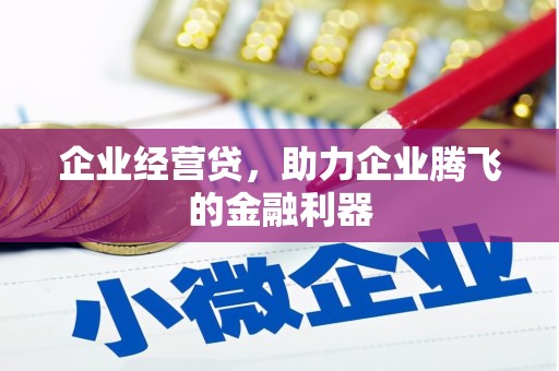 雄安新区企业经营贷，助力企业腾飞的金融利器