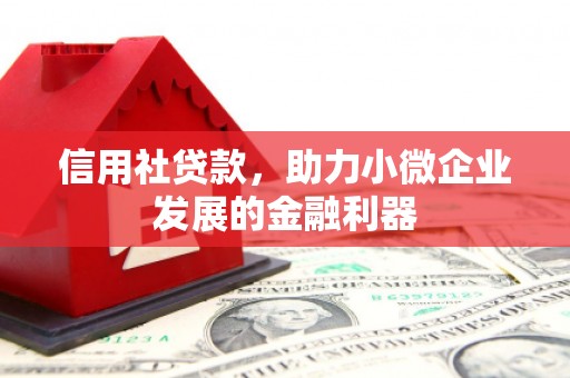 雄安新区信用社贷款，助力小微企业发展的金融利器