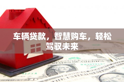 雄安新区车辆贷款，智慧购车，轻松驾驭未来
