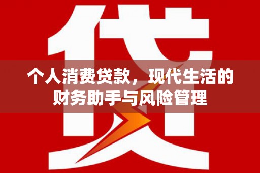 雄安新区个人消费贷款，现代生活的财务助手与风险管理