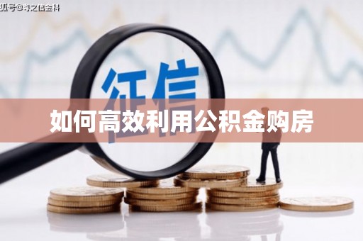 雄安新区如何高效利用公积金购房