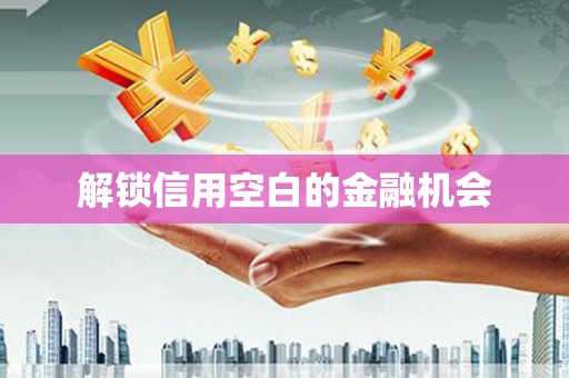 雄安新区解锁信用空白的金融机会