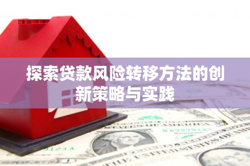 雄安新区探索贷款风险转移方法的创新策略与实践